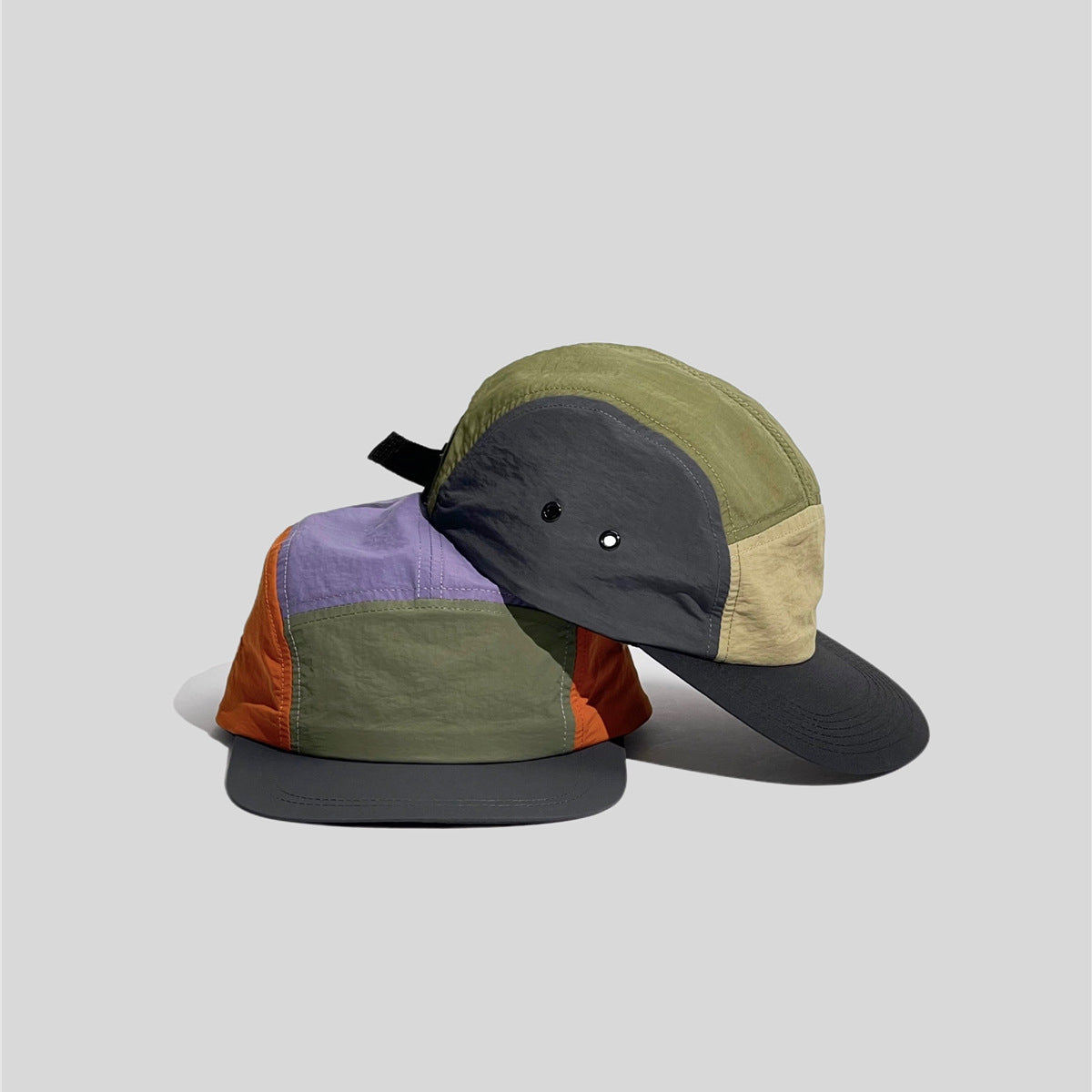 Colorblock Quick-Dry 5 Panel Cap