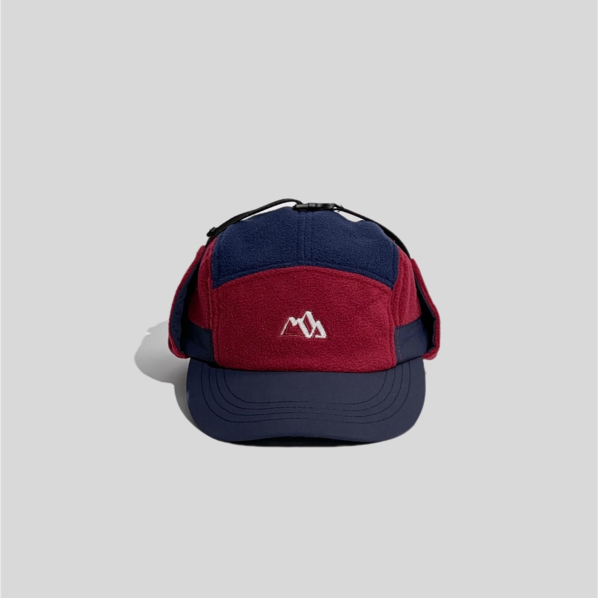 Color-blocking Design Fleece Trapper