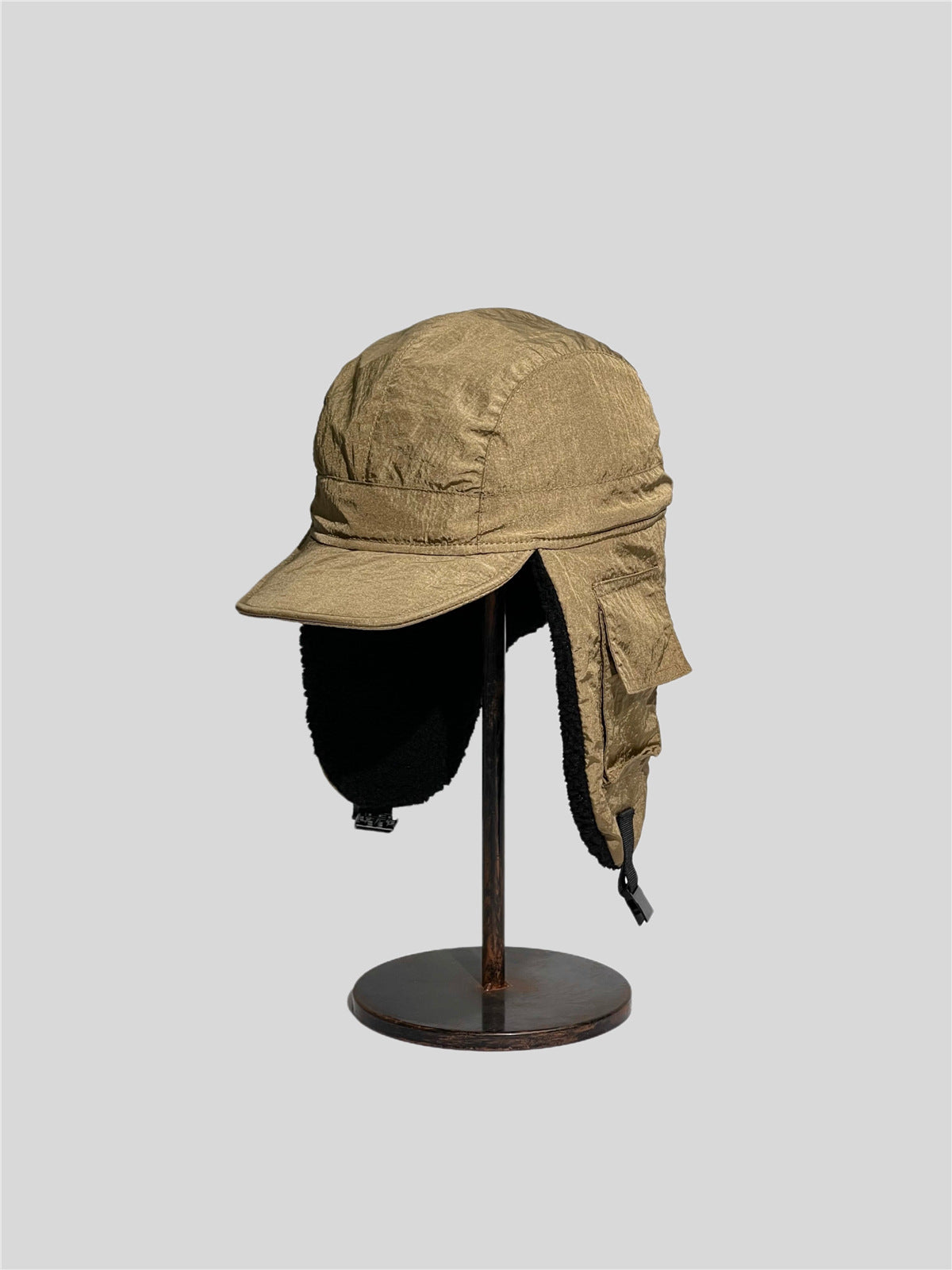 Winter Fleece Hat with Ear Protection – Windproof & Warm for Cycling
