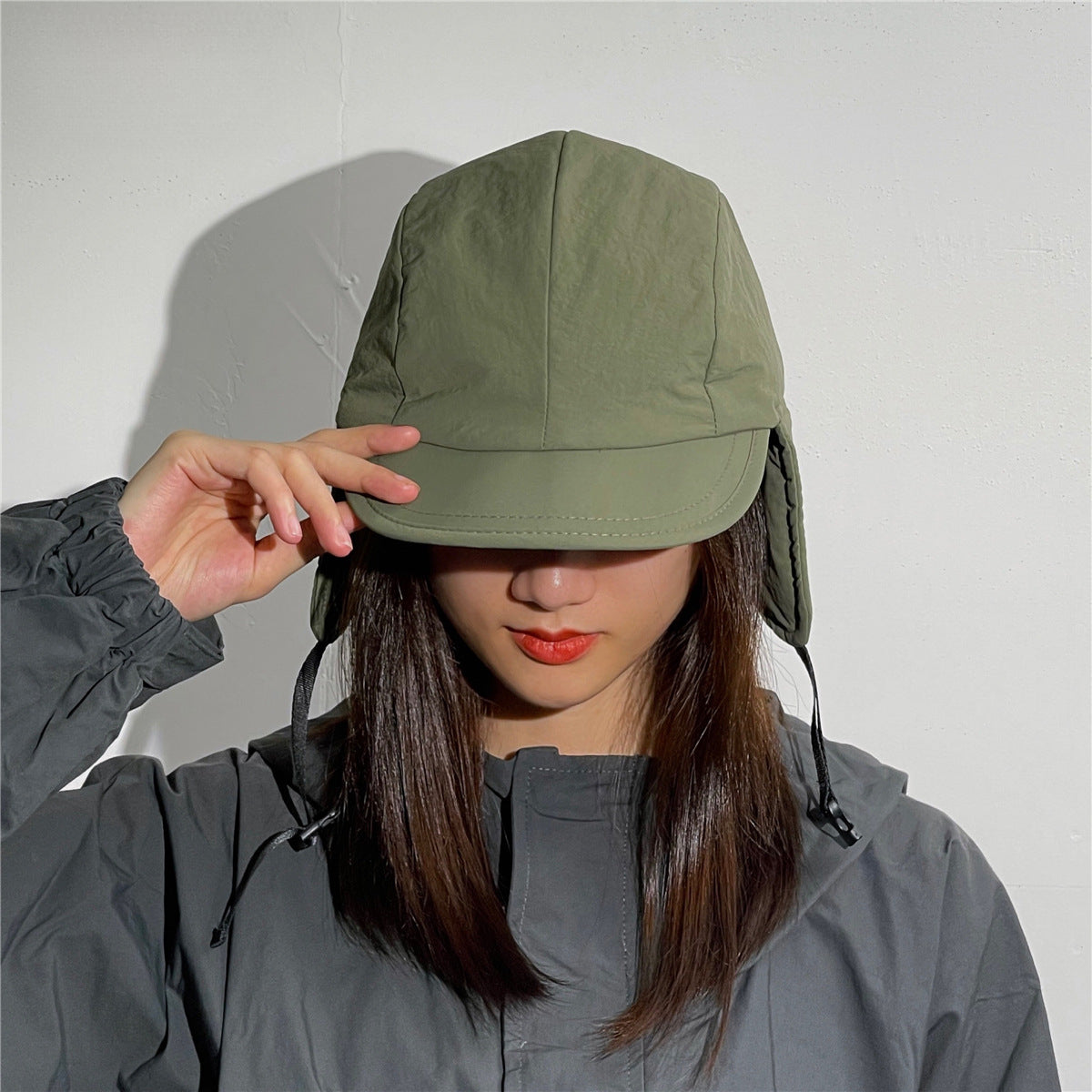 Winter Waterproof Fleece Cap with Ear Protection for Skiing & Cycling