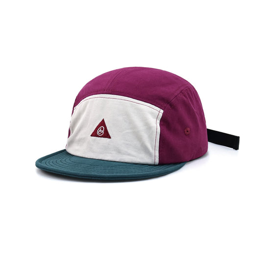 Stitching Contrast Color Soft Brim 5 Panel Cap
